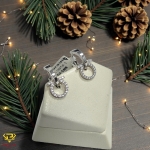 Bông tai vàng trắng (mã BT 32412)